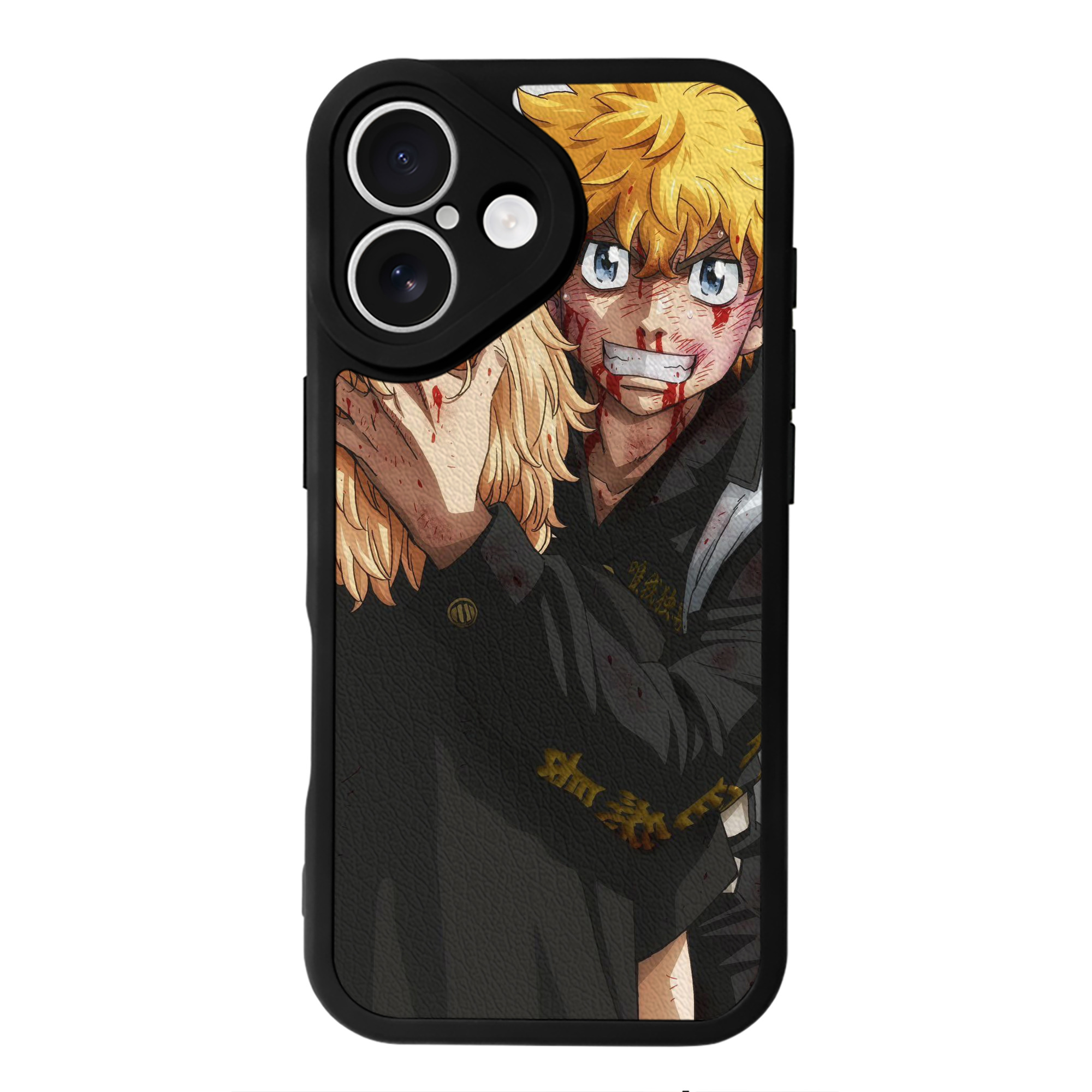 （画像用） 東京リベンジャーズ Tokyo Revengers 【iPhone 16シリーズ対応】シリコンスマホケース（レザー調） 材質：シリコン